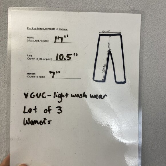 Lot of 3 Lands' End Chino Shorts Womens 10 Coral Purple Brown Casual Cotton - Picture 14 of 14